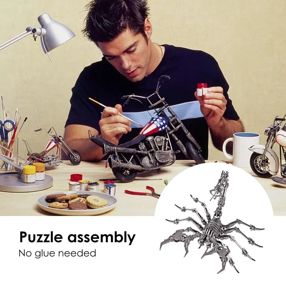 Набор для сборки Король скорпиона 3D модель из нержавеющей стали сделай сам