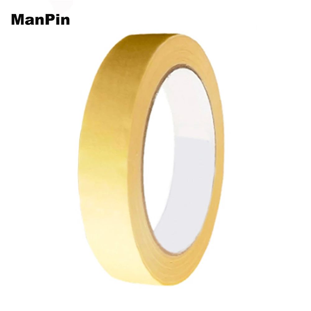 

Маскировочная лента, желтая супер липкая лента для автомобиля, для самостоятельного творчества, бумажный декор, универсальные поделки, офисные принадлежности, упаковка в комплекте 80C, температура