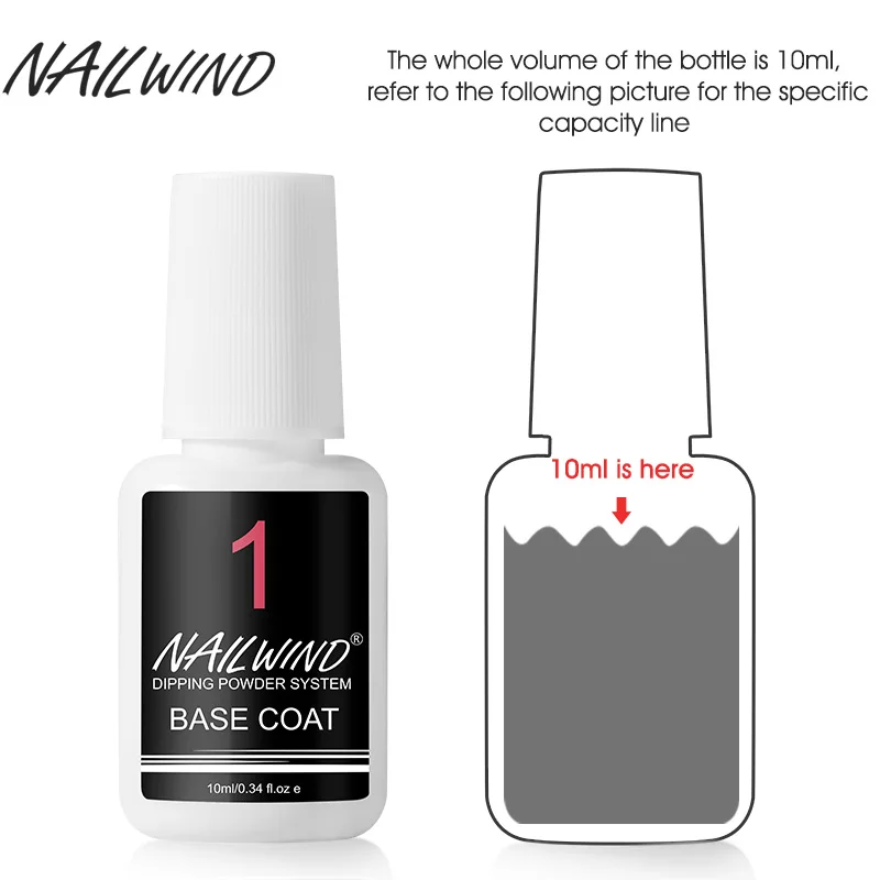 NAILWIND Набор для маникюра порошок ногтей яркий набор голографический пигмент хром