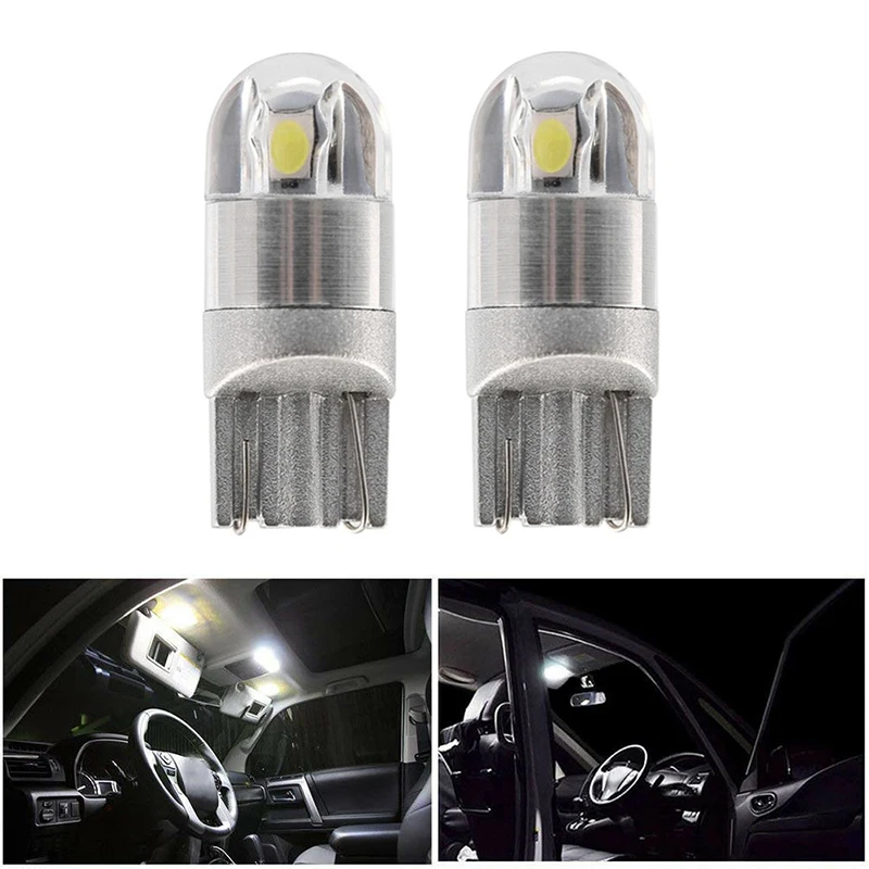 10 шт. супер белый T10 3030 2SMD светодиодный высокомощный интерьер светильник лампочка