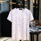 Мужская футболка с круглым вырезом, размеры до 10XL