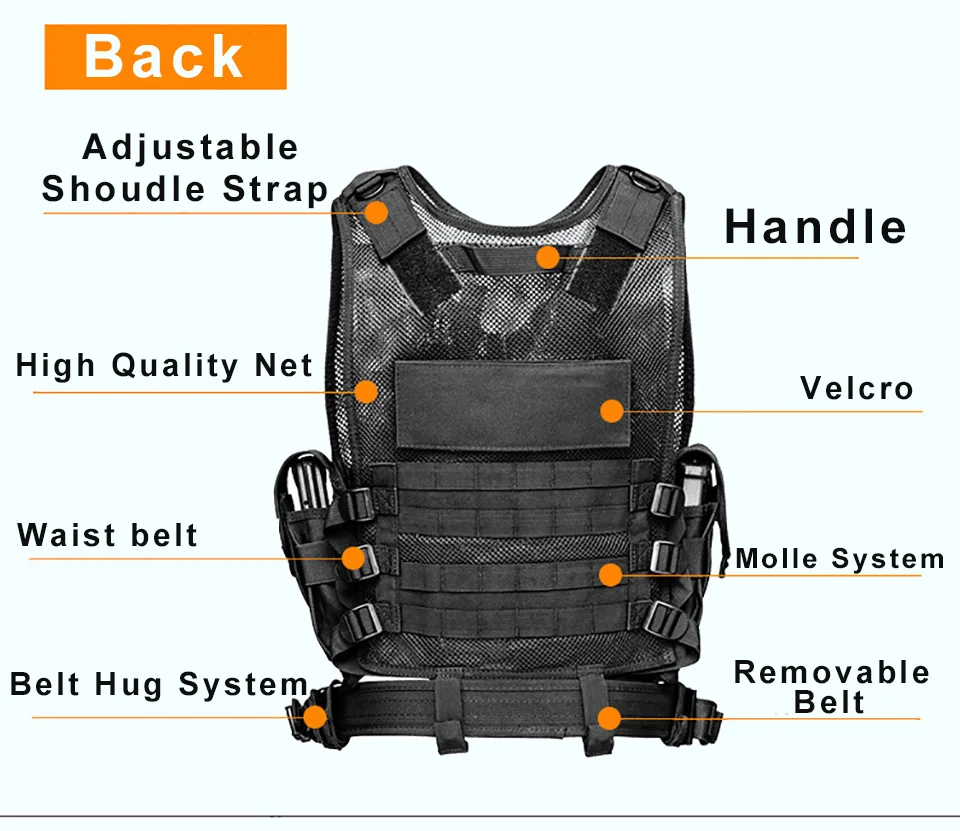 FX высококачественный охотничий жилет мужской Тактический Жилет Molle военный