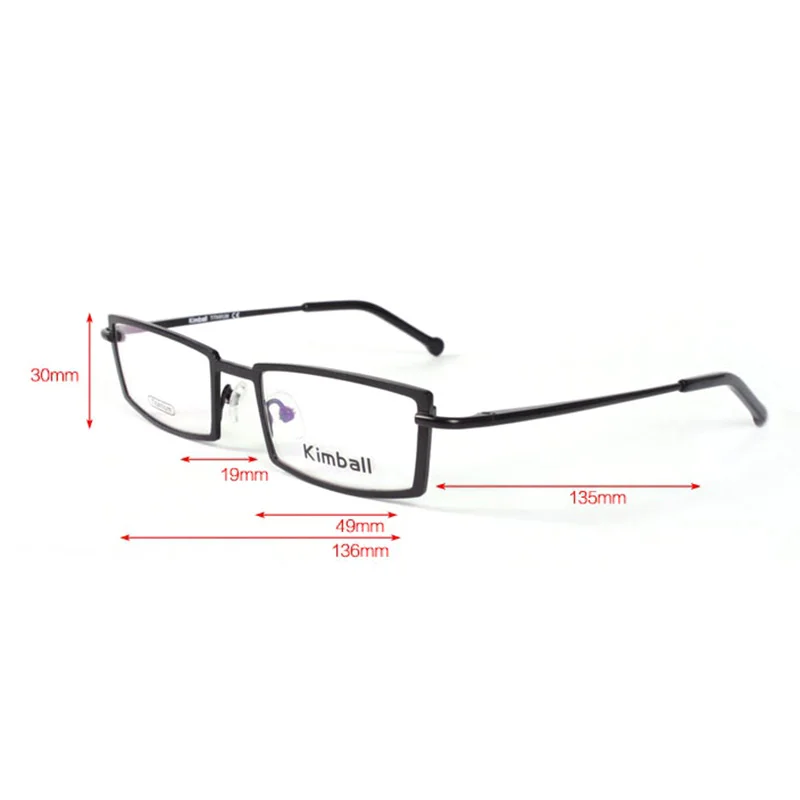 Zerosun мужские титановые очки 10 г винтажные в оправе с узкими линзами для зрения при