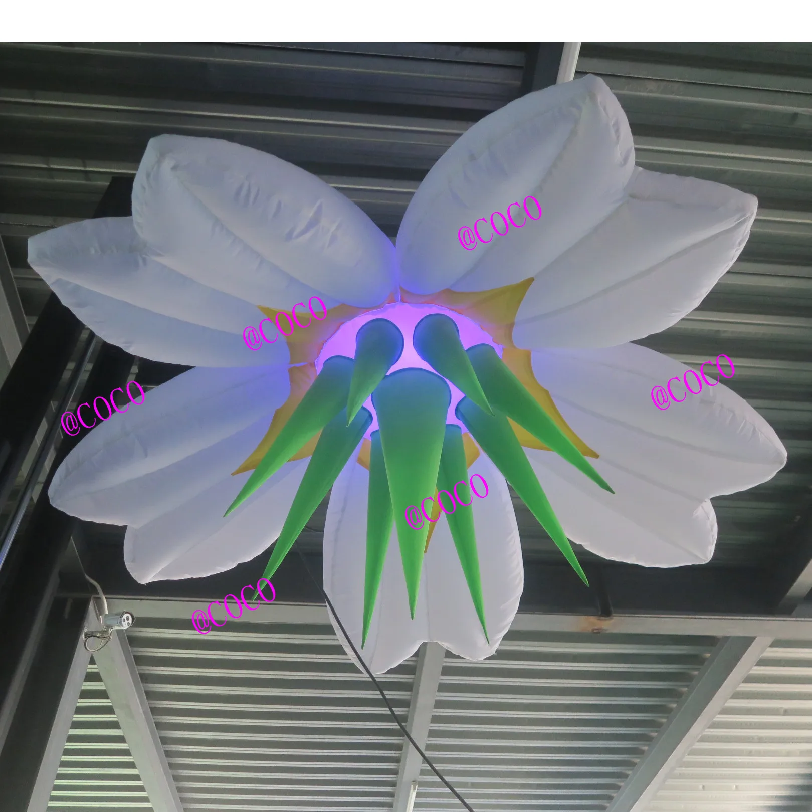 Бесплатная доставка по воздуху до двери! Гигантский надувной цветок на заказ