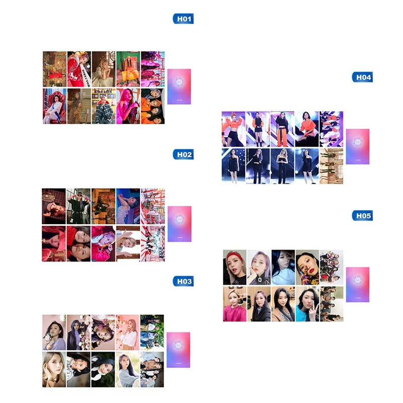 KPOP MAMAMOO открытка фото открытки k pop лирика 10 шт. поздравление ЛОМО фотооткрытка