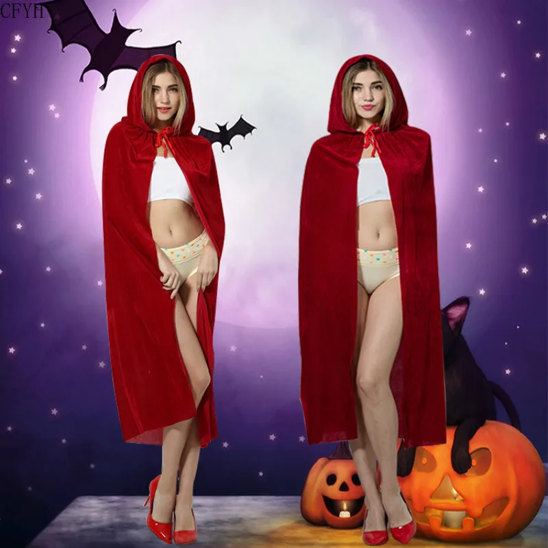Witch Cloak for Adults Men Women Masquerade Magician Cape Performance Props Costume Party Dress Halloween Christmas | Тематическая