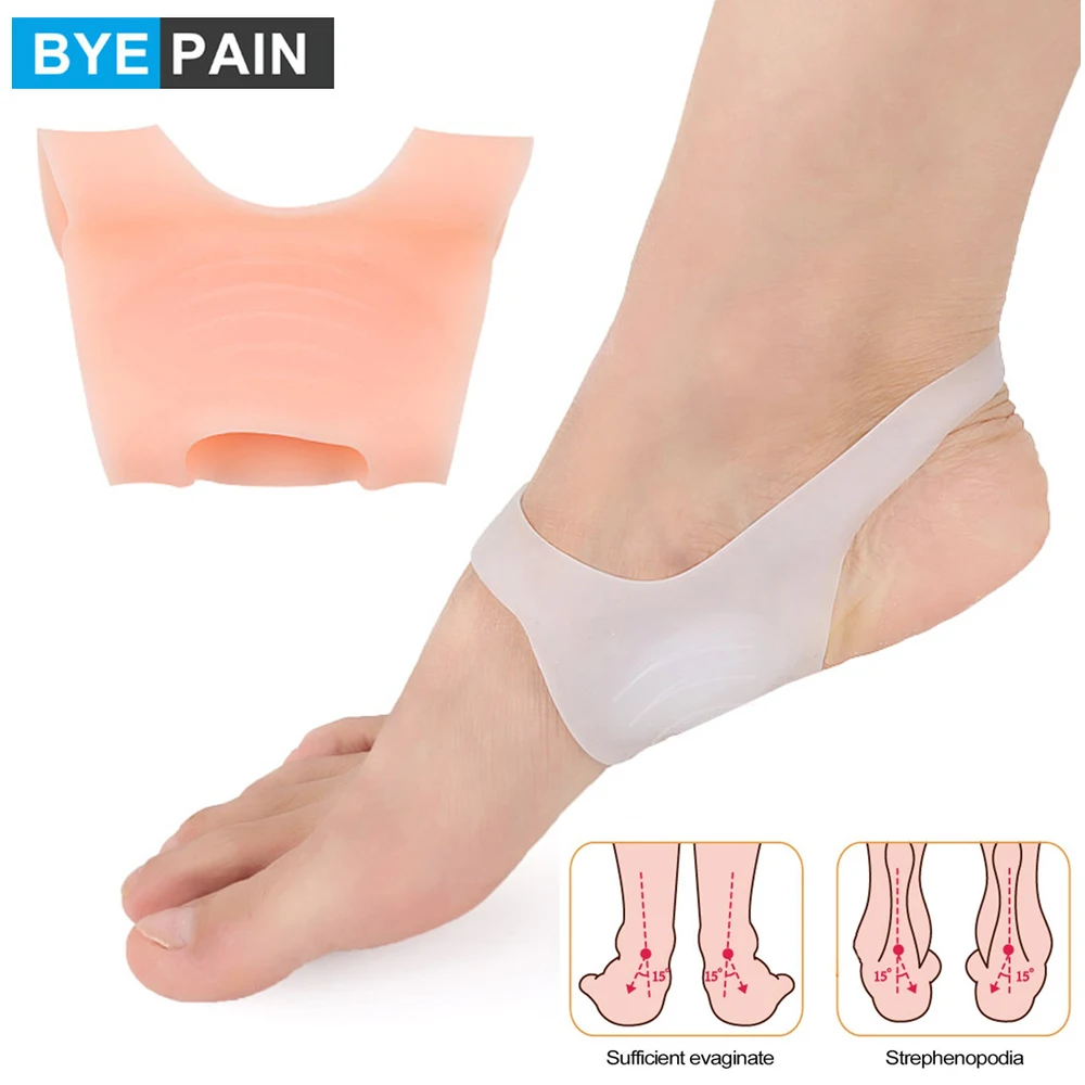 

1Pair Soft Gel Arch Support Shoe Insert Foot Pads for Plantar Fasciitis and Flat Feet, Foot Pain Relief Shock Absorption Insoles