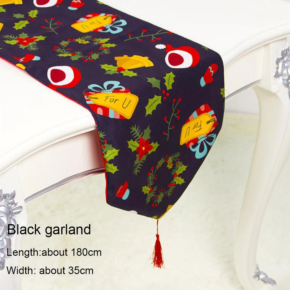 Новогоднее украшение для стола дома 180x35 см|Кулоны и подвески| |