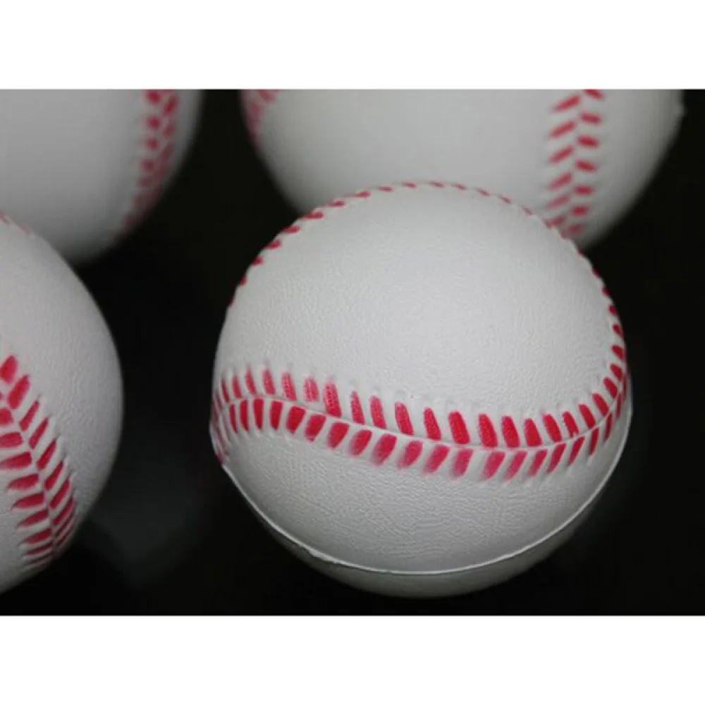 

12pcs 72mm Soft PU Practice Baseball for Students and Beginner (White)
