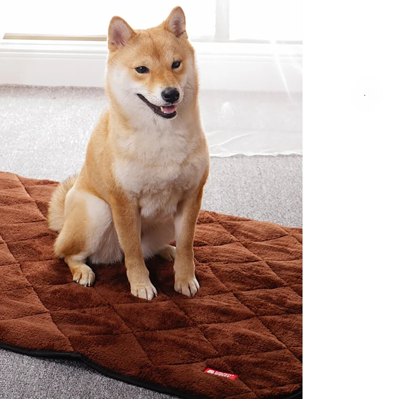 Осенне зимняя подушка для животных подстилка теплый матрас собак машинная