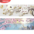 HUACAN 5D Алмазная вышивка цветы картина стразами алмазная мазайка декор для дома