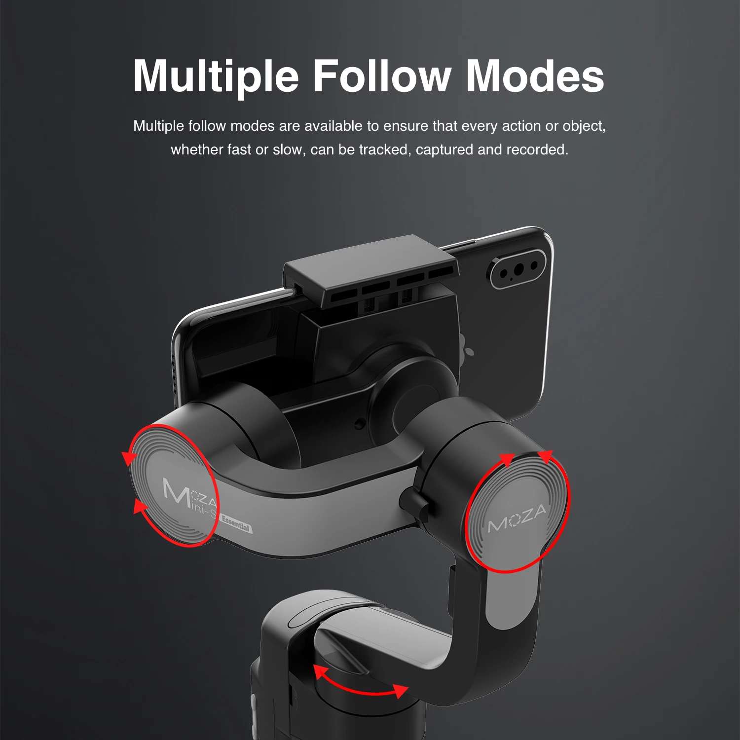 MOZA мини-S Gimbal Складная Выдвижная 3 оси смартфона Gimbal с быстрым Platback, нажатием одной кнопки с переменным фокусным расстоянием, таймлапс, слежение за объектом