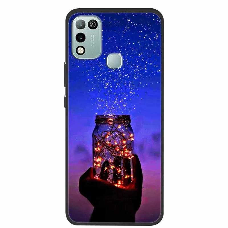 for infinix hot 10 play case luxury silicone tpu soft cover phone case for infinix hot 10 play x688c funda fashion shell coque free global shipping