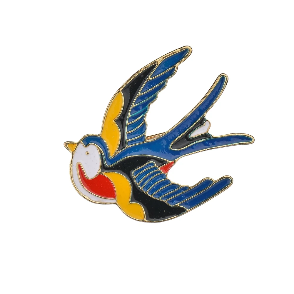 Gariton Милая Летающая Ласточка Брошь Ласточки женские ювелирные изделия вечерние