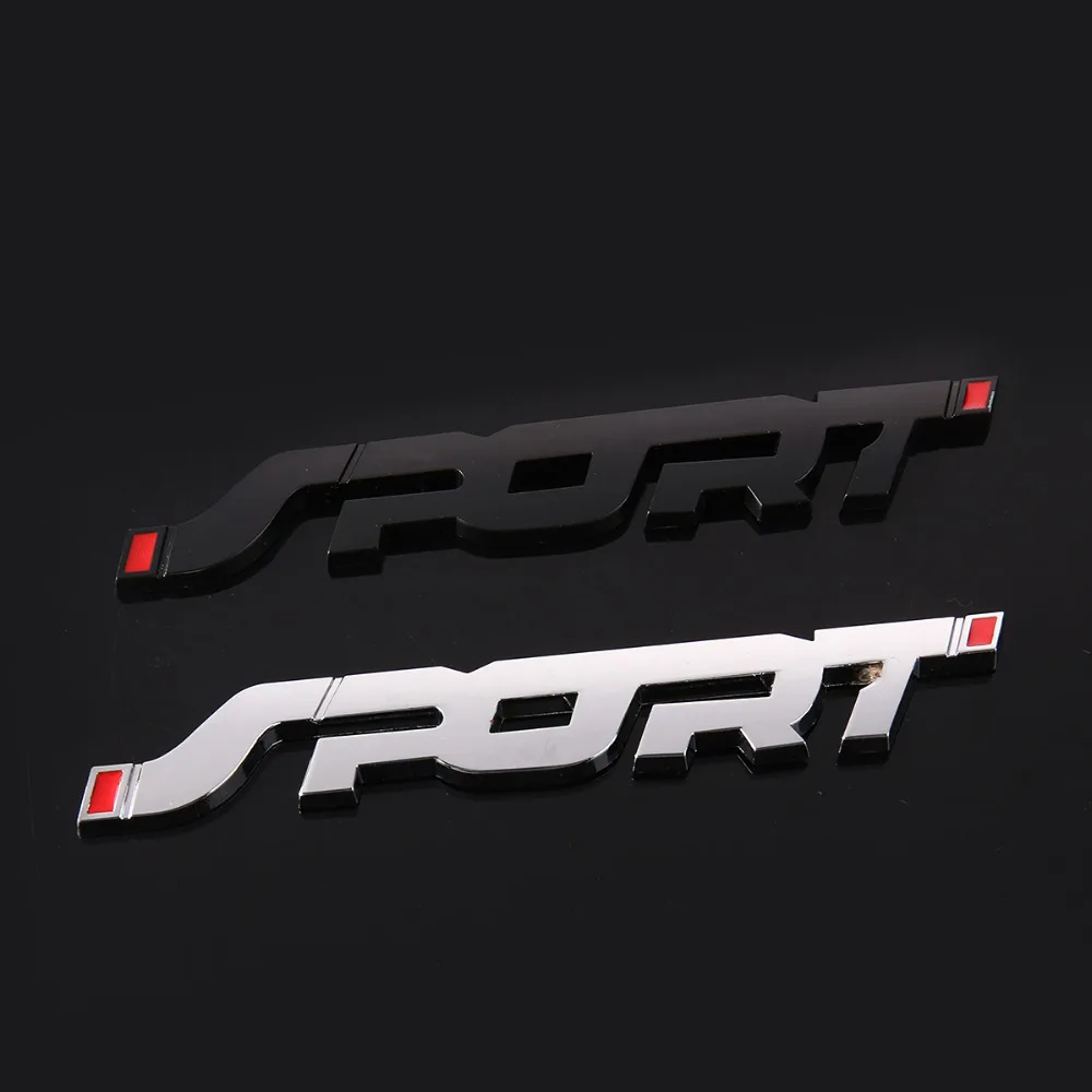 

3D Metal Car Trunk Racing SPORT Emblem Accessories Sticker For Chevrolet Cruze Aveo Lacetti Captiva Cruz Niva Spark Orlando