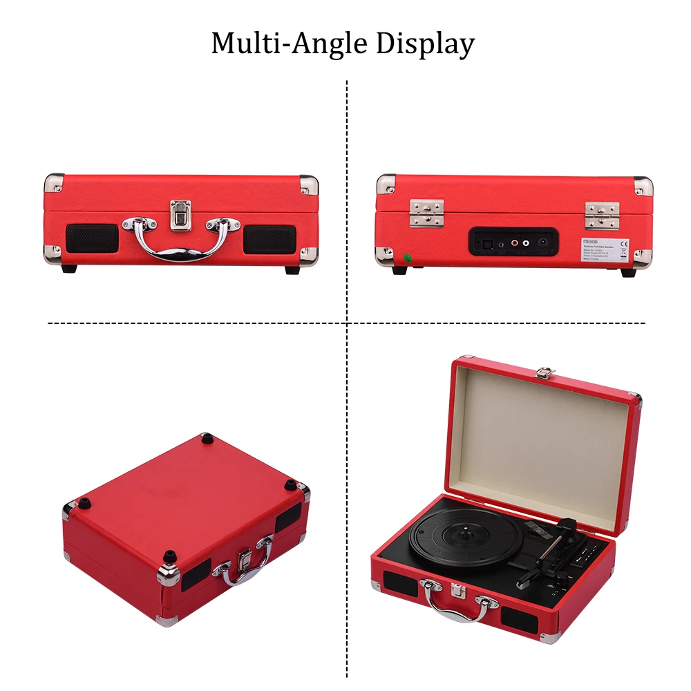Порты и разъёмы в состоянии проигрыватель классический чемодан Стиль 3 Скорость