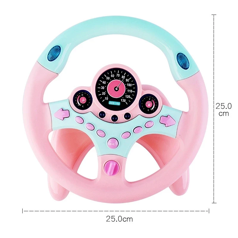 

New Electric Simulation Steering Wheel Toy With Light And Sound Educational Children Co-Pilot Children'S Car Toy Vocal Boy Gift