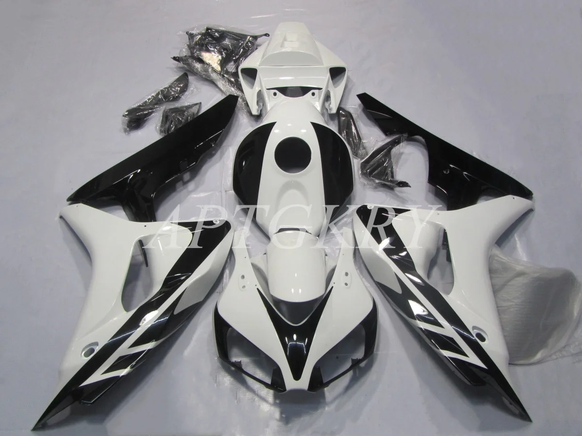 

Новый комплект обтекателей для мотоцикла ABS, подходит для HONDA CBR1000RR 2006 2007 06 07, кузов белого и черного цвета на заказ
