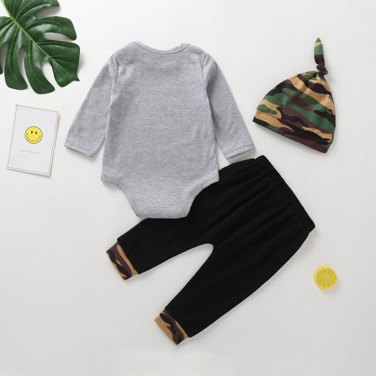 НОВАЯ РОЖДЕСТВЕНСКАЯ Одежда для новорожденных мальчиков 3 предмета комбинезон с