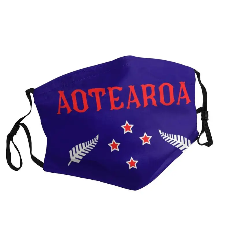 

Антипылевая моющаяся маска Aotearoa с изображением звезд Новой Зеландии, маска для лица, защитная крышка унисекс, бриллиантовая маска