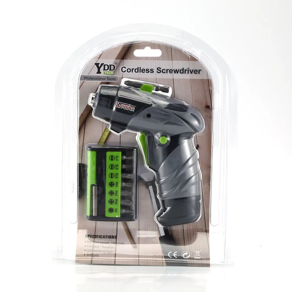 X-power Dry Battery Electric Cordless Screwdriver Set Mini Screw Driver Drill Hardware Tool Household DIY Tools | Инструменты