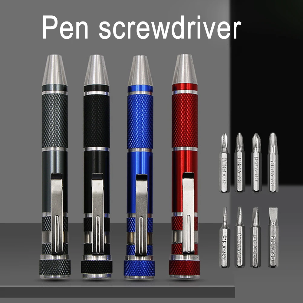 8 в 1 отвертка многофункциональная прецизионных отверток с магнитной мини