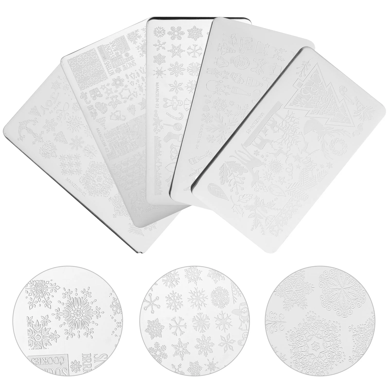 

5 шт., шаблоны для девочек