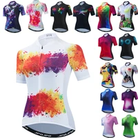 2021 cycling jersey women bike road mtb bicycle shirt ropa ciclismo maillot racing top mountain riding clothing pockets pink red