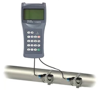 tds 100h portable handheld ultrasonic flow meter with clamp on sensor m2dn50 700mm water flowmeter 100 240v