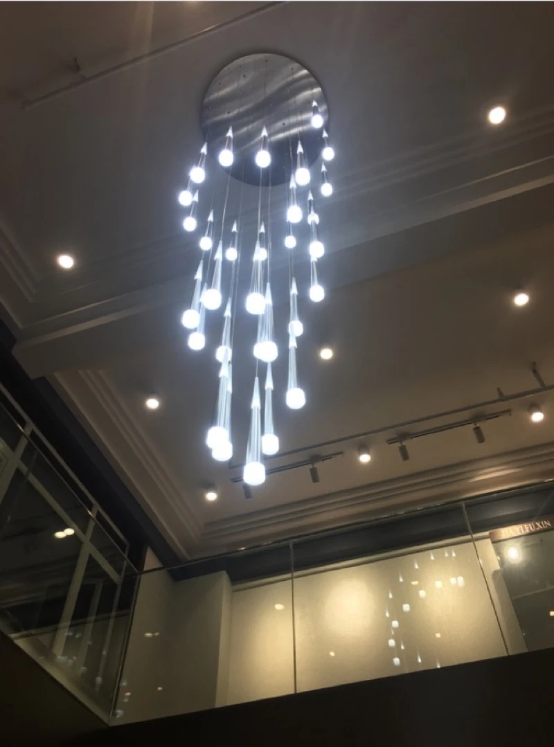 Современные светодиодные люстры с 36 насадками акриловая лампа для гостиной