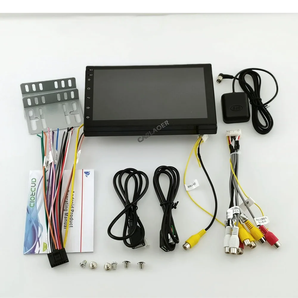 Автомобильный мультимедийный плеер Andriod gps навигация 2DIN HD Авторадио 4G WiFi USB FM 2 Din " автомобильный аудио Радио стерео видео 1G 2G ram