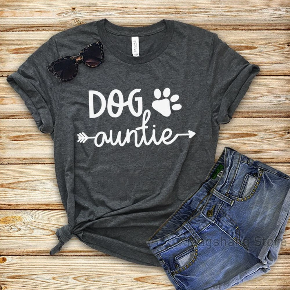 Рубашка для собак футболка тети подарок хлопковая Повседневная мужская женские