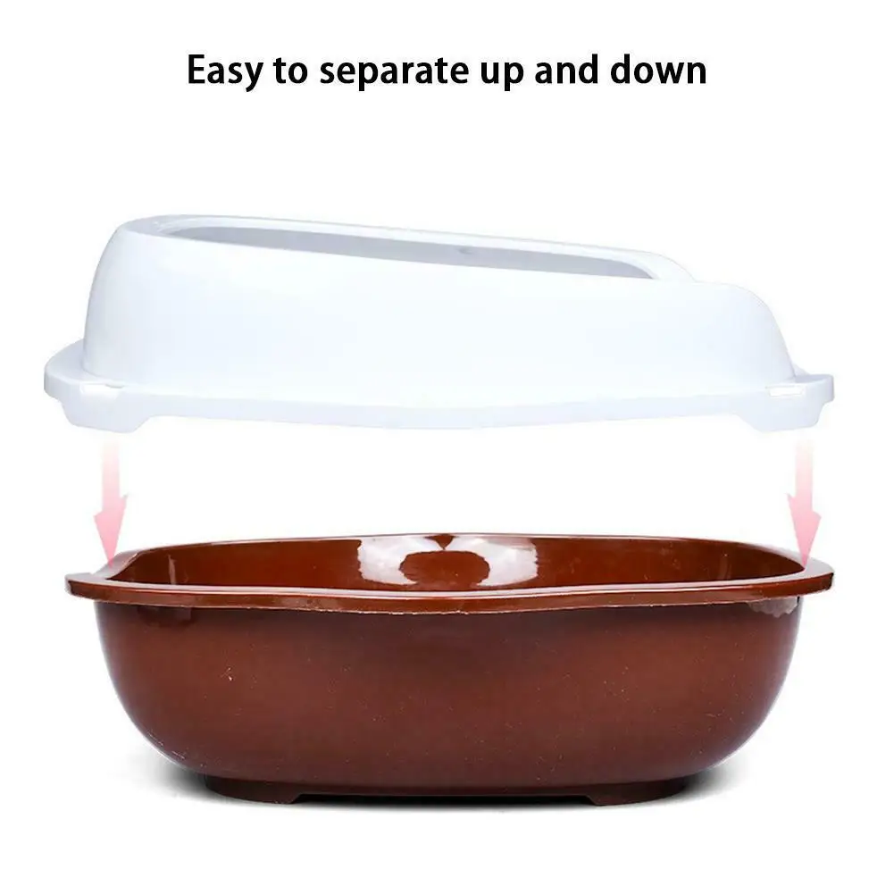 Контейнер для туалета домашних животных антибрызговый туалет кошек и собак с