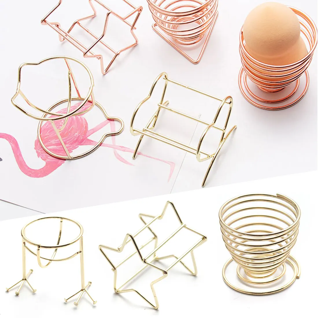 Держатель для сушки губки макияжа стойка пудры яиц порошков демонстрационная