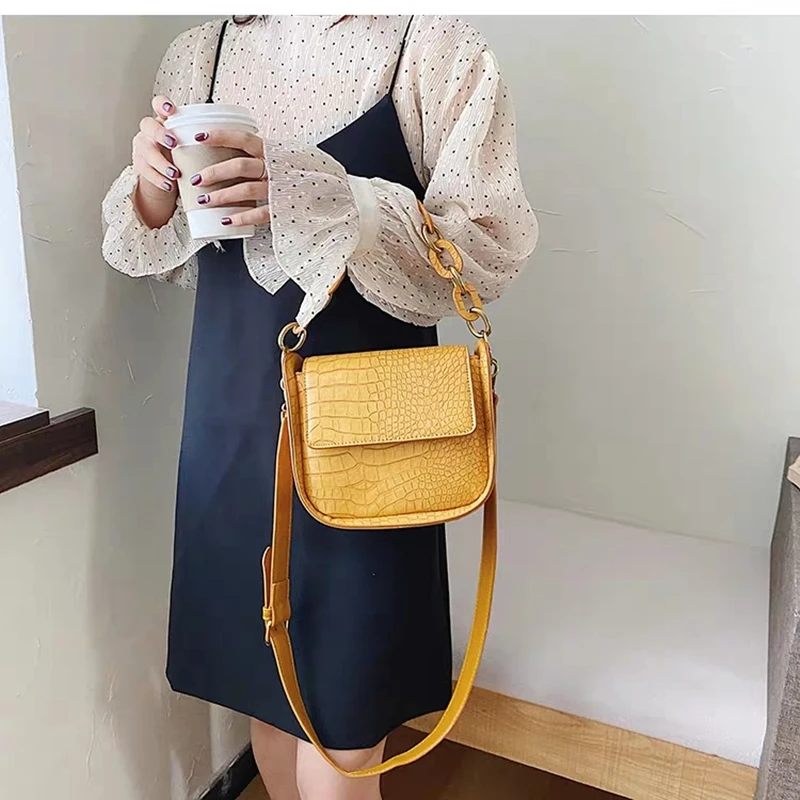 Сумка кросс-боди Женская на цепочке повседневный роскошный саквояж Дизайнерский