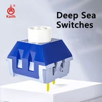 kailh deep sea gaming mechanical keyboard switch box silent switch 3pins with light guide linear