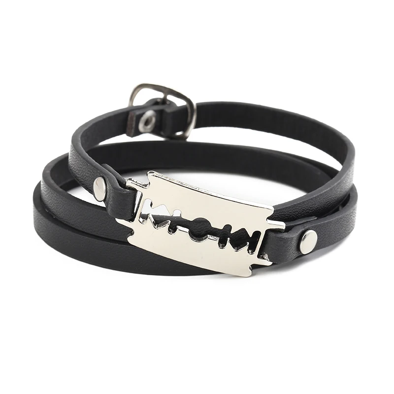 Модный плетеный браслет JUNWEI из натуральной кожи для мужчин и женщин с черной спортивной пряжкой