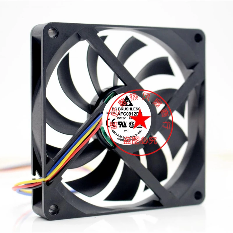Новый оригинальный AFC0912DB 9CM 9015 12V 0.45A четырехпроводный ШИМ контроль скорости