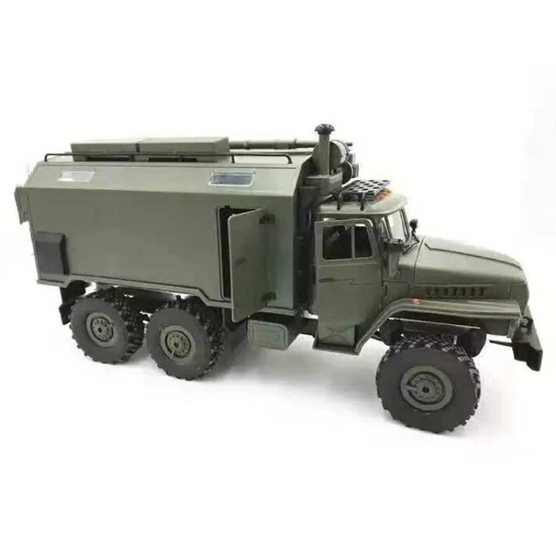R/C военный грузовик B-3 советская Урал командная машина 2 4G RC автомобиль со