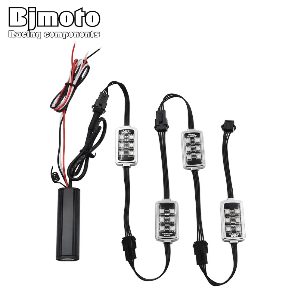 12V 60 светодиодный Беспроводной дистанционного Управление рок-светильник