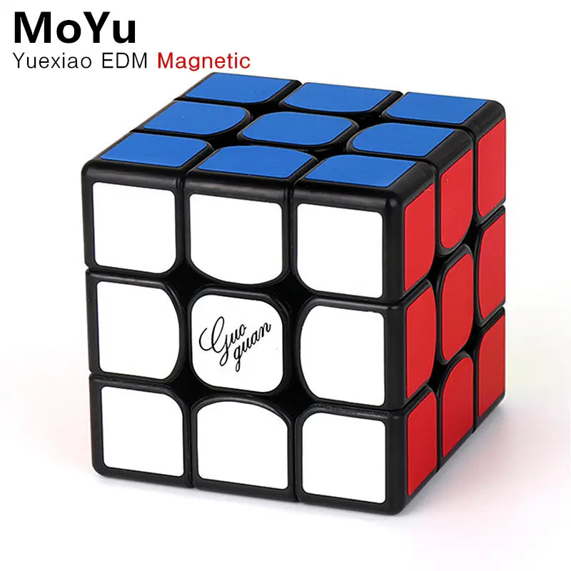 MoYu GuoGuan YueXiao EDM 3x3x3 Магнитный магический скоростной куб профессиональный YueXiao E магниты головоломки кубики Развивающие игрушки для детей