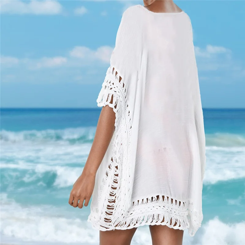 Бамбуковое хлопковое летнее парео пляжное покрывало сексуальный купальник