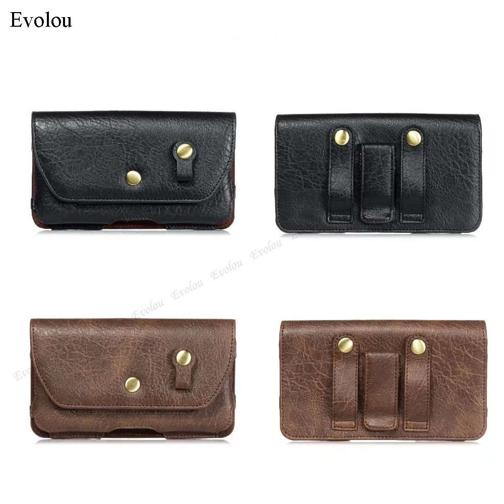 

Clip Belt Holster Waist Phone Pouch For DOOGEE S97 S96 S95 S88 S86 S90 Pro Cases Leather Waist Bag For Doogee BL12000 BL9000