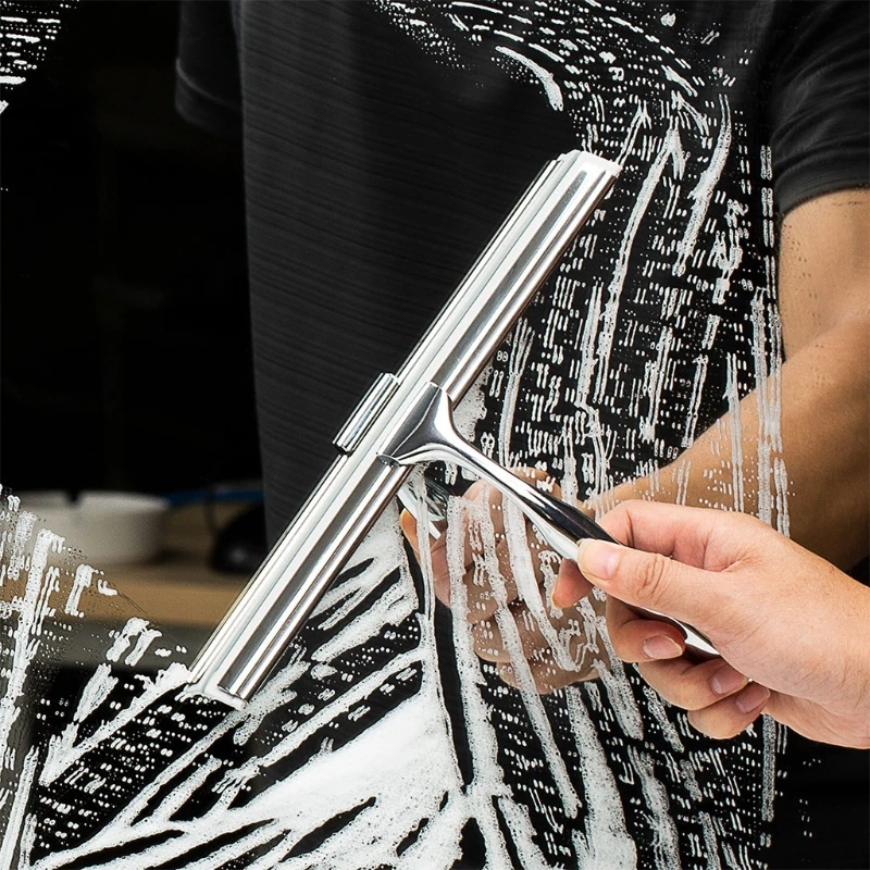 Скребок для оконных стекол очиститель душа ванной комнаты зеркало резиновый