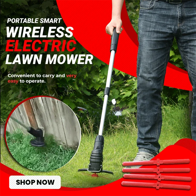 

Portable Smart Wireless Electric Lawn Mower Cordless Electric Lawn Mower Grass Trimmer 13000 RPM Trimmer Mowing Machine