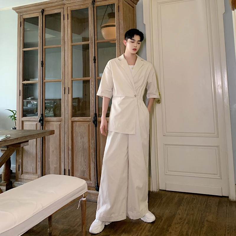 Комбинезон из хлопка и льна с короткими рукавами для мужчин женщин повседневные