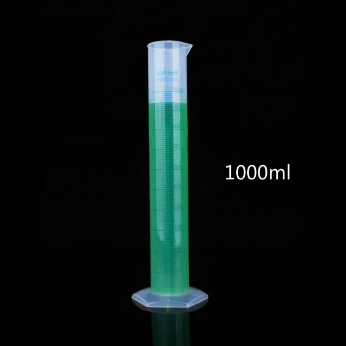 1000 мл 2 шт. высококачественный прозрачный пластиковый химический цилиндр