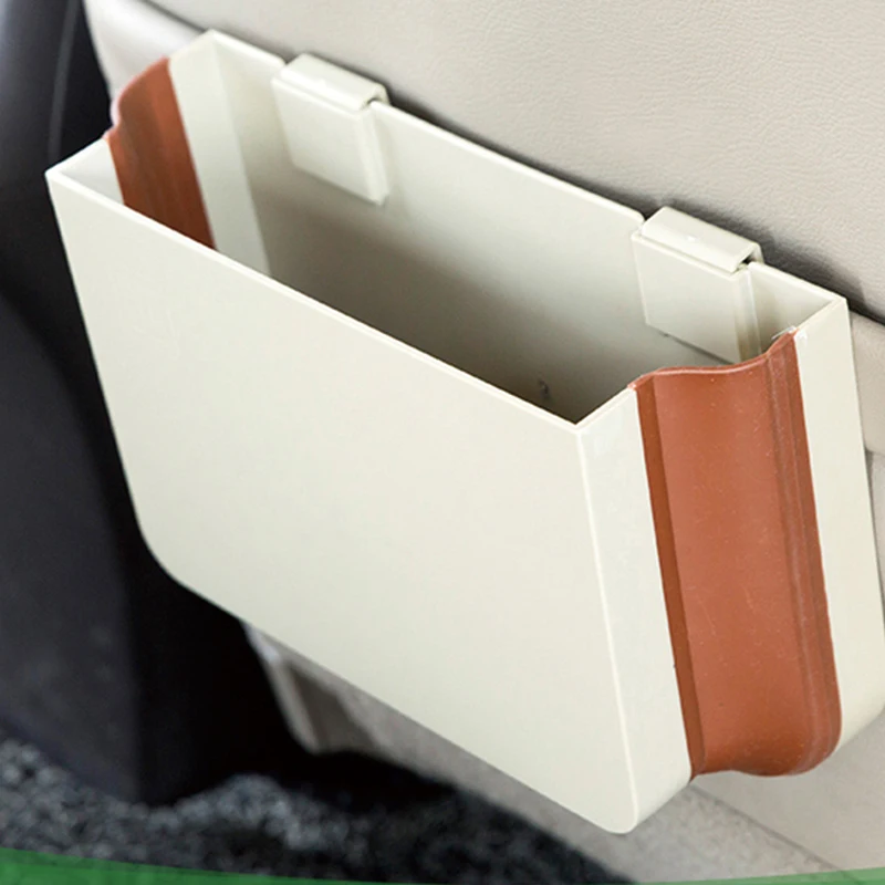 

Car Seat Back Hanging Trash Can Folding Retractable Storage Box Inter Pocket Container For Tesla Model 3 X S Y Auto Accessories