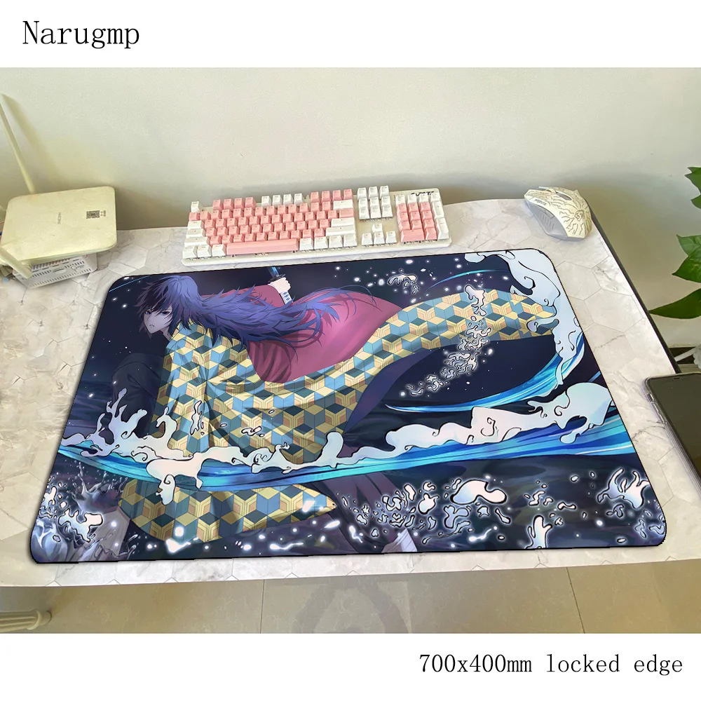 Demon Slayer mats 700x400x4mm large gaming mouse pad big keyboard mousepad cheapest notebook gamer accessories padmouse mat
