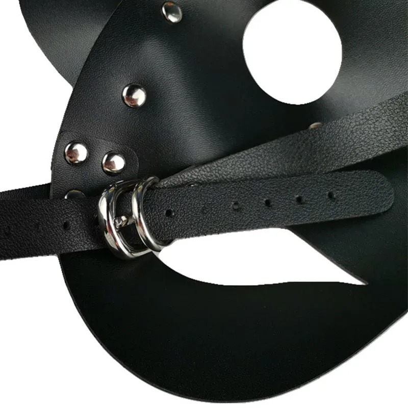 

Sexy Cosplay Fox Role Play Mask Leather Props Fancy Dress Party Masks